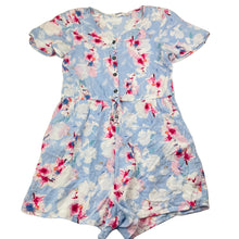 Load image into Gallery viewer, Girls Just Jeans, lightweight viscose floral playsuit, GUC, size 12,  