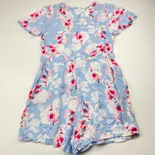 Load image into Gallery viewer, Girls Just Jeans, lightweight viscose floral playsuit, GUC, size 12,  