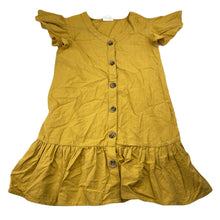 Load image into Gallery viewer, Girls Cotton On, mustard cotton dress, EUC, size 6, L: 59cm