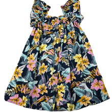 Load image into Gallery viewer, Girls Cotton On, navy floral cotton dress, EUC, size 6, L: 64cm
