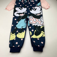 Load image into Gallery viewer, Girls Disney, Mickey &amp; Minnie Mouse fleece sleepsuit/pyjamas, EUC, size 3,  