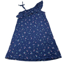 Load image into Gallery viewer, Girls Target, navy cotton summer dress, GUC, size 6, L: 60cm