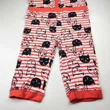 Load image into Gallery viewer, Girls Target, waffle sleepsuit/pyjamas, cats, NEW, size 12,  