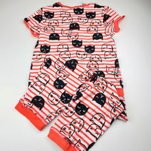 Load image into Gallery viewer, Girls Target, waffle sleepsuit/pyjamas, cats, NEW, size 12,  