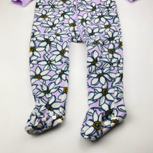 Load image into Gallery viewer, Girls Baby Berry, floral fleece coverall / romper, EUC, size 2,  