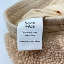 Load image into Gallery viewer, unisex Goldie + Ace, cotton lined fleece pants/bottoms, elasticated, EUC, size 0,  