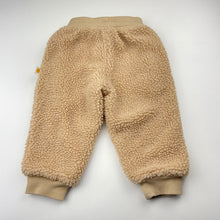 Load image into Gallery viewer, unisex Goldie + Ace, cotton lined fleece pants/bottoms, elasticated, EUC, size 0,  