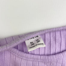 Load image into Gallery viewer, Girls SHEIN, stretchy ribbed t-shirt dress, EUC, size 10, L: 59cm