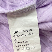 Load image into Gallery viewer, Girls SHEIN, stretchy ribbed t-shirt dress, EUC, size 10, L: 59cm