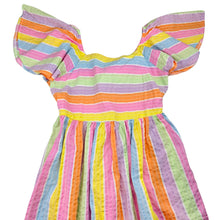 Load image into Gallery viewer, Girls Mango, colourful cotton summer dress, GUC, size 12, L: 87cm