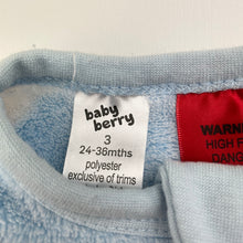 Load image into Gallery viewer, unisex Baby Berry, soft fleece sleeping bag, L: 88cm, GUC, size 3,  