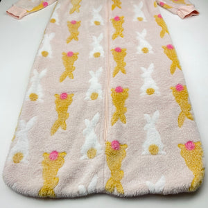 Girls Baby Berry, soft fleece sleeping bag, L: 87cm, EUC, size 3,  