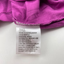Load image into Gallery viewer, Girls Favourites, purple cotton t-shirt / top, butterfly, EUC, size 8,  