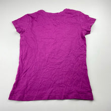 Load image into Gallery viewer, Girls Favourites, purple cotton t-shirt / top, butterfly, EUC, size 8,  