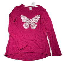 Load image into Gallery viewer, Girls Target, cotton long sleeve tee/top, butterfly, NEW, size 10,  