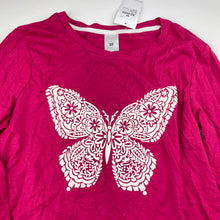 Load image into Gallery viewer, Girls Target, cotton long sleeve tee/top, butterfly, NEW, size 10,  