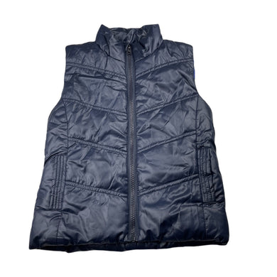 unisex Puddle Ducklings, navy puffer vest / sleeveless jacket, GUC, size 2,  