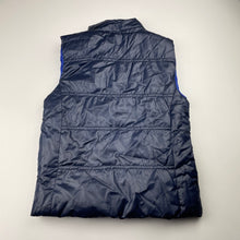 Load image into Gallery viewer, unisex Puddle Ducklings, navy puffer vest / sleeveless jacket, GUC, size 2,  