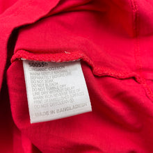 Load image into Gallery viewer, Girls Favourites, red organic cotton long sleeve tee/top, GUC, size 6,  