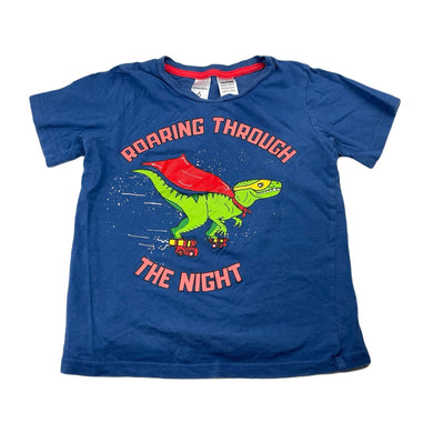 Boys Brilliant Basics, cotton pyjama t-shirt / top, dinosaur, GUC, size 6,  
