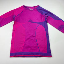 Load image into Gallery viewer, Girls Crane, Snow Extreme compression long sleeve top, NEW, size 10,  