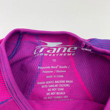 Load image into Gallery viewer, Girls Crane, Snow Extreme compression long sleeve top, NEW, size 10,  
