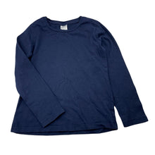 Load image into Gallery viewer, unisex Target, navy cotton long sleeve tee / top, GUC, size 5,  