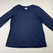 Load image into Gallery viewer, unisex Target, navy cotton long sleeve tee / top, GUC, size 5,  