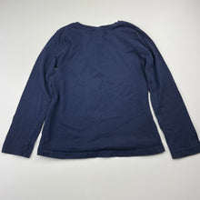 Load image into Gallery viewer, unisex Target, navy cotton long sleeve tee / top, GUC, size 5,  