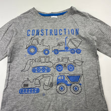 Load image into Gallery viewer, Boys H&amp;T, long sleeve tee / top, diggers, FUC, size 4,  