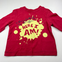 Load image into Gallery viewer, Boys H&amp;T, cotton long sleeve tee / top, GUC, size 4,  