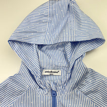 Load image into Gallery viewer, unisex simba &amp; nana, striped lightweight hooded jacket, EUC, size 3,  