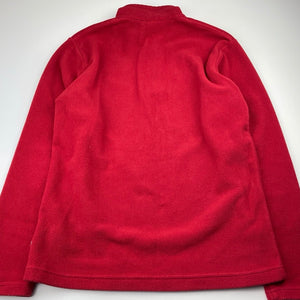 unisex Quechua, red fleece sweater, GUC, size 14,  