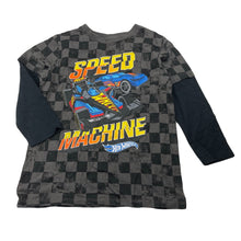 Load image into Gallery viewer, Boys Hot Wheels, cotton long sleeve tee / top, EUC, size 4,  