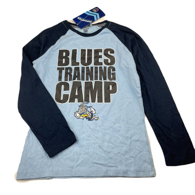unisex NSWRL, State of Origin cotton long sleeve tee / top, NEW, size 10,  