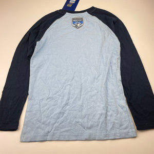 unisex NSWRL, State of Origin cotton long sleeve tee / top, NEW, size 10,  