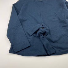 Load image into Gallery viewer, Girls Zara, navy cotton tie front sweater, NEW, size 5-6,  