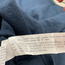 Load image into Gallery viewer, Girls Zara, navy cotton tie front sweater, NEW, size 5-6,  