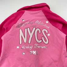 Load image into Gallery viewer, Girls PRIMIGI, pink zip up sweater, EUC, size 6,  