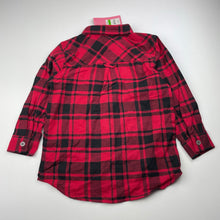 Load image into Gallery viewer, Girls Mango, checked cotton long sleeve shirt, NEW, size 4,  