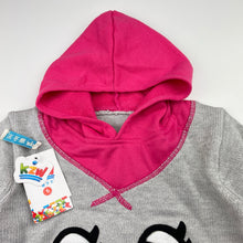Load image into Gallery viewer, Girls KZW, knitted cotton hoodie sweater, NEW, size 6,  