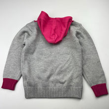 Load image into Gallery viewer, Girls KZW, knitted cotton hoodie sweater, NEW, size 6,  