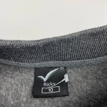 Load image into Gallery viewer, Boys Ricky, grey fleece lined sweater / jumper, EUC, size 10,  