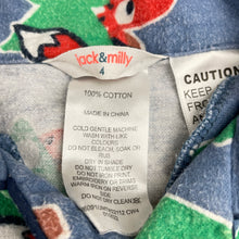 Load image into Gallery viewer, Boys Jack &amp; Milly, flannel cotton pyjamas, wash fade, FUC, size 4,  