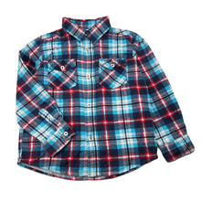 Load image into Gallery viewer, Boys H&amp;T, checked flannel cotton long sleeve shirt, GUC, size 6,  