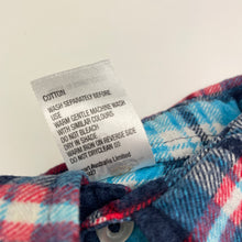 Load image into Gallery viewer, Boys H&amp;T, checked flannel cotton long sleeve shirt, GUC, size 6,  
