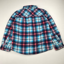 Load image into Gallery viewer, Boys H&amp;T, checked flannel cotton long sleeve shirt, GUC, size 6,  