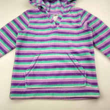 Load image into Gallery viewer, Girls H&amp;T, striped fleece hoodie sweater, GUC, size 3,  