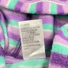 Load image into Gallery viewer, Girls H&amp;T, striped fleece hoodie sweater, GUC, size 3,  