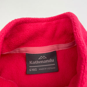 Girls Kathmandu, Altica 100 full zip fleece sweater / jacket, EUC, size 6,  